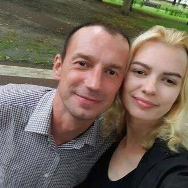 Ірина Заруцька з батьком Батько Ірини Заруцької вже перебуває у США